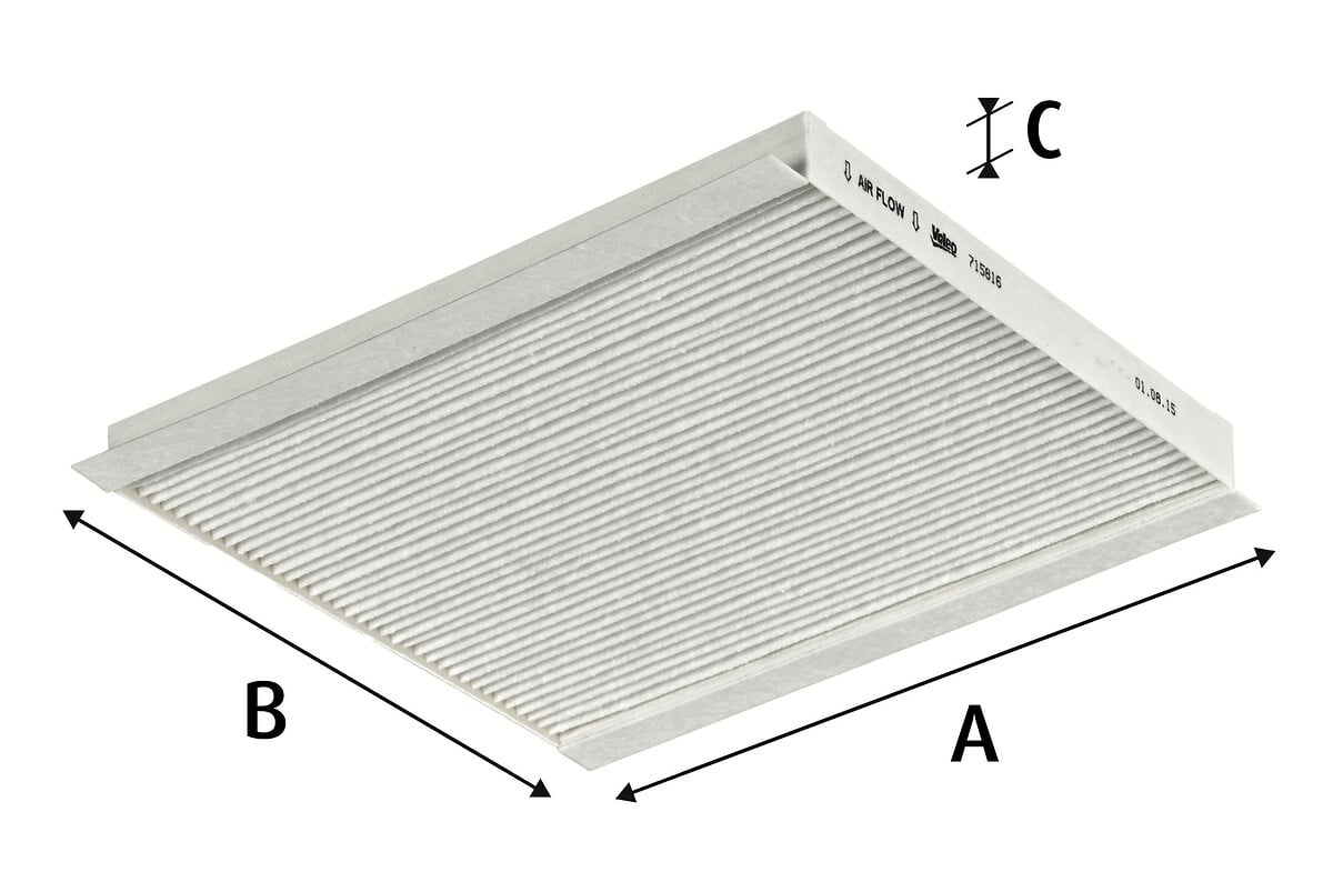 Filtre d'habitacle (Filtre à pollen) VALEO ref. 715816